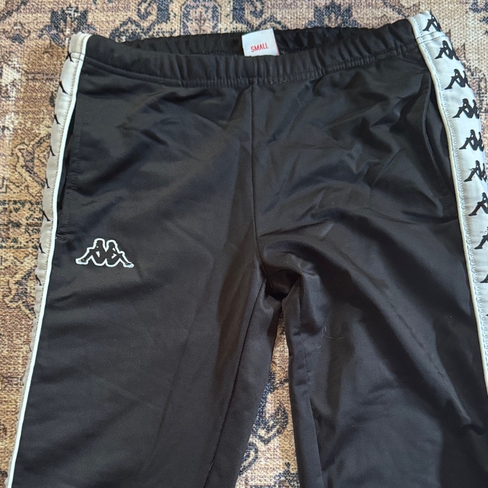 Kappa Women’s Black and White Joggers